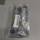 Uxcell 10Pcs Kitchen Cabinet Handles, Aluminum Alloy 6.3"(160mm) Hole Center Wide Base Cabinet Pulls Drawer Handle Hardware with Screws for Cupboard Wardrobe Dresser, Black