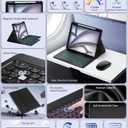 MoKo for iPad Air 13 Inch & Pro 12.9 Case Keyboard with Mouse, Black
