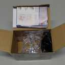 ANDGOO 4 Pack No Drill Curtain Rod Brackets, Adhesive Curtain Rod Holders, Curtain Rod Hooks for 0.5'' to 1.2'' Rods, Renter Friendly Curtain Rod Hangers for Bedroom, Bathroom, Living Room, Apartment (Transparent)