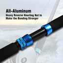 Fiblink 1-Piece Saltwater Offshore Trolling Rod Conventional Boat Rod Carbon Fishing Pole, 6ft, 30-50lb line rating