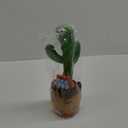 Pbooo Dancing Talking Cactus Mimicking Toy,Talking Repeat Singing Sunny Cactus Toy 120 Pcs Songs for Baby 15S Record Your Sound Sing+Dancing+Recording+LED