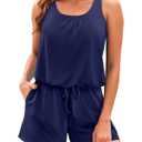 Tempt Me Romper One Piece Swimsuits with Short - Women Boyleg with Pockets Modest Bathing Suit 2025 Swimwear Large