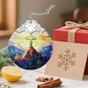 Christian Christmas Decorations - Jesus Home Decor | Cross Christmas Ornaments | Xmas Tree Ornament Religious Gifts | Christian Gifts | Easter Faith Cross Gift