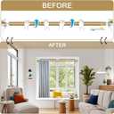 YNL Shower Curtain Rod 34-82 Inches (2.8-6.8ft) Adjustable Spring Shower Rod No Drilling, Non-Slip, Never Rust, Stainless Steel, Suitable for Bathroom Window Living room, Gold