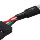 uxcell Motherboard USB 2.0 9 Pin Header to 2 Ports A Female Adapter Cable