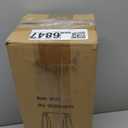 Portable Chairs for Adults Foldable, Fast Setup, Lightweight & Small Folding Chair with Cup Holder, Side Pocket and Carry Bag - Support 350 LBS (Black)