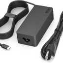65W USB C Charger Compatible with Lenovo Thinkpad/Yoga/Chromebook Laptop Computer 65W 45W USB C Fast Power Adapter