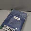 Chyhomenyc Bennet Blue Curtains 45 Inch Length 2 Panels, Faux Linen Textured Semi Sheer Light Filtering Soft Airy Rod Pocket Window Treatment Drapes for Living Room Bedroom, Each 30" Wx45 L