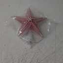 11'' x 12.2'' Christmas Star Tree Topper Peppermint Star Treetop Candy Tree Topper Cane Top Xmas Decorations Candy Themed Party Supplies(Red, White)