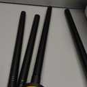 Black Shower Curtain Rod 31 to 80 Inch,1 Inch Diameter Adjustable Spring Tension Stainless Steel Telescoping Rod,Easy Install,No Rust