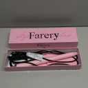 FARERY Long Barrel Curling Iron 1 1/4 inch, 1.25 Inch Curling Iron for Thin Hair, Infused Argan Oil & Keratin, 11 Adjustable Temp, Include Clips & Silicone Pad, Pink