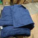 Bedsure Twin/Twin XL Comforter Set - Navy Soft Bedding for All Seasons, Cationic Dyed Bed Set, 2 Pieces, 1 Twin Size Comforter (68"x88") and 1 Pillow Sham (20"x26"+2")