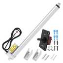 12V Heavy Duty Linear Actuator 330lb/1500N, 18" Travel 10mm/s Electric Actuator 12V with Overload Protection & Controller for Agriculture Automotive Industry