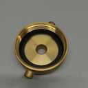 NOVINO Fire Hydrant Hose Adapter 2-1/2" NST/NH Female x 3/4" GHT Male, Brass Fire Hydrant Adapter to Garden Hose