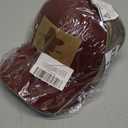 Sacudido's 6-Panel Cap Hat | Burgundy and Beige | Classic Country Ranch Style | Adjustable for Men Women