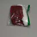 Syhood Christmas Tree Topper Red Crochet Santa Hat Farmhouse Holiday Xmas Decor for Christmas Tree Ornament Party Decoration