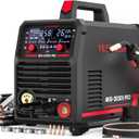 YESWELDER 205A MIG Welder, 110V/220V Dual Voltage, 5 in 1 Gas MIG/Flux Core MIG/Spool Gun MIG/Lift TIG/Stick Multiprocess LED Digital Display Aluminum MIG Welding Machine MIG-205DS PRO, 20 x 16 x 14 inches
