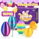 3 x 12 PCS 3D Printed Dragon Easter Empty Eggs, 2.36" Empty Eggs Fillable Eggshells for Easter Egg Hunt, Basket Fillers, Treats, Party Favor Supplies, Classroom Prizes