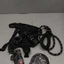 No Pull Dog Harness, Collar & Leash Set | Includes Dog Seat Belt, Collapsible Bowls & Poop Bag Dispenser. Ideal for Training, Walking, Hiking. Fits Small to Large Dogs(Black-XL)