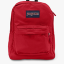 JanSport SuperBreak One Backpacks - Durable, Lightweight Bookbag with 1 Main Compartment, Front Utility Pocket with Built-in Organizer - Premium Backpack, Red Tape