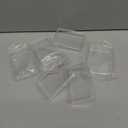 QoTang 6 PCS Clear Playing Card Case Empty Acrylic Card Holder Organizer Card Deck Box Playing Game Card Storage Box Holder for Bank Business Game PTCG Cards 3.6 x 2.6 x 0.8 Inch