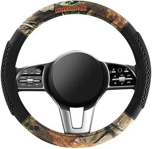 Mossy Oak Steering Wheel Covers for Car, Truck, and SUV, Universal 15 inchs Durable Steering Wheel Cover Protection, Official Licensed Product