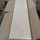 FDW Bamboo Room Divider Folding Privacy Wooden Screen 4 Panel 72 Inches High 17.7 Inches Wide Room Divider for Bedroom Office Study, Natural