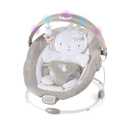 Ingenuity InLighten Baby Bouncer Infant Seat with Light Up -Toy Bar, Vibrations, Tummy Time Pillow & Sounds, 0-6 Months Up to 20 lbs (Twinkle Tails Bunny)