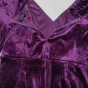 Bridesmay Velvet Wrap Dress 2024 Long Sleeves V Neck Cocktail Dress for Women Wedding Guest Formal Ruched Bodycon Dresses, Grape, Large