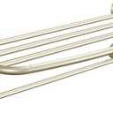 Moen Eva Collection Brushed Nickel 26-Inch-Wide Hotel-Style Towel Shelf, Wall Mounted Towel Rack for Bathroom, YB2894BN