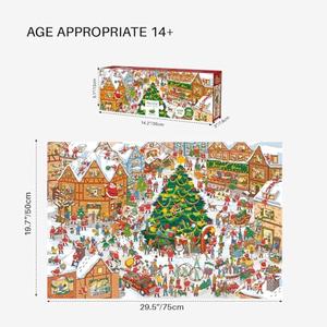 MOMOBOOK 101 SANTA CLAUSES 1000 Pcs Jigsaw Puzzle