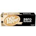 DR PEPPER and Cream Soda Zero Sugar, 12 fl oz cans, 12 pack