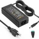 24V 6A Power Supply 144W Adapter, 100-240V AC to 24 Volt 6 Amp DC Power Supply with LED Terminal Connector, 24V LED Power Supply Transformer with 5.5x2.1mm DC Output Jack for LED Strip Light