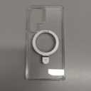 TORRAS for S25 Ultra Case, [4X Military Grade Drop Tested] [Build in Stand] [Fit for Magsafe] Shockproof Slim Protective for Samsung Galaxy S25 Ultra Case Clear