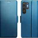 for Samsung Galaxy S26 Ultra Case Wallet with RFID Blocking Card Holder, PU Leather Kickstand Protective Flip Phone Cover Fit for Galaxy S26 Ultra 6.9", Blue