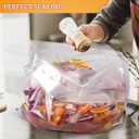 2 x ARATHA Turkey Brining Bags, 26"22", 2 Pack, Double Zip Lock Thicker Brine Bags with 2 Cotton Strings, Extra Large Brining Bag Fits for Turkey, Chicken, Beef, Fish, Lamb, Pork, Holds Up to 35LB