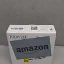 TOOWELL Motion Sensor Ceiling Light Battery Operated Indoor/Outdoor LED Ceiling Lights for Closet Hallway Pantry Laundry Stairs Garage Bathroom Shower Porch Shed Wall 400LM Motion Activated Light (White)