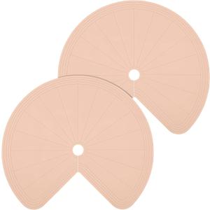 DoubleFill 2 Pack 26 Inch Lazy Susan Shelf Liner Silicone, Skin Color
Non Slip Non Adhesive, Heat-resistant Mat for Refrigerator Drawer Cupboard, Kitchen Liner for Cabinet, Easy to Clean