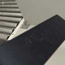 Peakeep Large Display Digital Alarm Clock for Bedrooms, Date Day of Week Calendar Desk Table Clocks for Living Room Office, Dimmable Plug in Electric Clock, 5 Volumes, Loud, Auto DST (White and Blue)