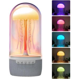 Jellyfish Lamp, With Bluetooth Speaker Dancing Jellyfish Lights for Indoor, Outdoor, 7 Color Atmosphere jellyfish Desk Lamp, Rechargeable Mood Night Light, Children and Adults Perfect Decorative Gift