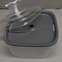 Veken Innovation Award Winner 95oz/2.8L Pet Fountain, Automatic Cat Water Fountain Dog Water Dispenser with Replacement Filters, Gifts for Cats, Dogs, Multiple Pets (Grey, Plastic)