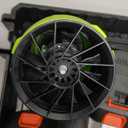 990, 000 RPM 21V Cordless Leaf Blower with 2×6.0Ah Batteries - Handheld Electric Blower for Patio Cleaning, Car Drying, Leaves and Dust