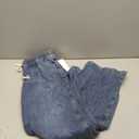 Motherhood Maternity Women's Under The Belly Tie Waist Relaxed Wide Leg Pregnancy Denim Pants (Medium)