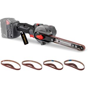 Brushless Cordless Detail Belt Sander Compatible with Milwaukee M18 (Battery Not Included), 2067 FT/Min High-Speed, 6-Speed Adjustable, 100 Pivoting Arm for Wood, Metal, Plastic