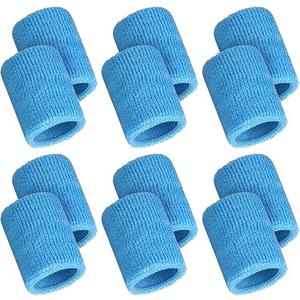 ywmigl 12 Pcs Sports Wristbands Sports Absorbent Wristband Wrist Athletic Sweat Bands