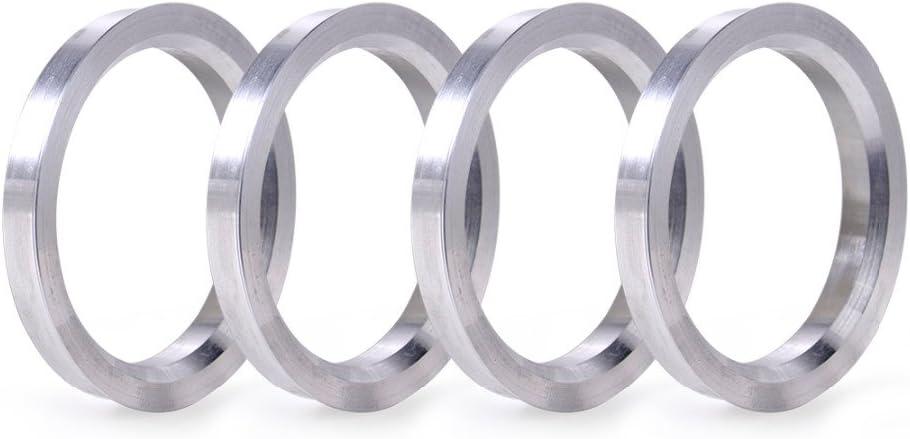 ZHTEAPR 4pc Wheel Hub Centric Rings 56.1 to 73.1 OD=73.1mm ID=56.1mm - Aluminium Alloy Wheel Hubrings 73.1 to 56.1