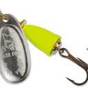 Blue Fox Super Vibrax Spinners - Silver Fluorescent Yellow, 0.18 oz, 1 pc, Freshwater Fish, Fishing Lure, Spinner 3Pack