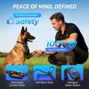 Ultrasonic Bark Collar for Large Medium Small Dogs, Humane No Bark Collar with Beep & Vibration, Smart Barking Collar with 7 Adjustable Sensitivity Levels, Rechargeable Bark Collar for Dogs,Waterproof