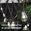 ST35 Replacement Bulbs,25 Pack Edison Light Bulbs fits C7/E12 Base,Shatterproof 5watt Incandescent Bulbs,String Light Bulbs for Indoor Outdoor Garden,Backyard,Warm White