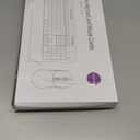 Wireless Keyboard and Mouse Set with Quiet Keys, 2.4G Full Size Purple Keyboard and Mouse with Wrist Rest, Protective Covers, Soft Touch Silent Design for Windows, Computer, PC and Laptop